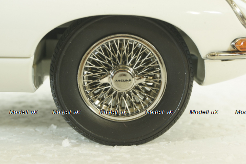 Jaguar E-Type, White, KYO8954W0, Kyosho 1:18