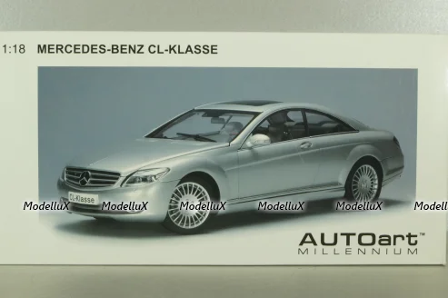 Mercedes CL 500 (C216) 2006, silver, 76164, AutoArt 1:18