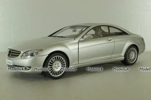 Mercedes CL 500 (C216) 2006, silver, 76164, AutoArt 1:18