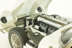 Jaguar E-Type, White, KYO8954W0, Kyosho 1:18