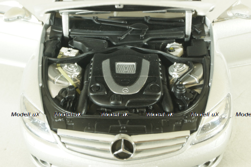 Mercedes CL 500 (C216) 2006, silver, 76164, AutoArt 1:18