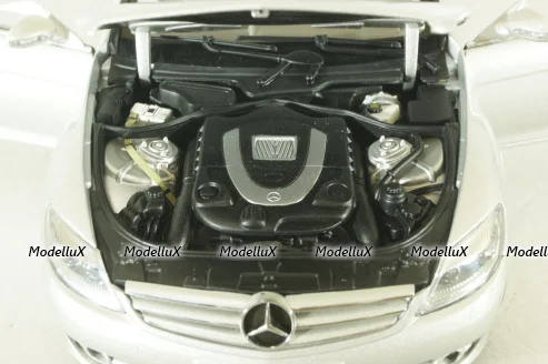 Mercedes CL 500 (C216) 2006, silver, 76164, AutoArt 1:18