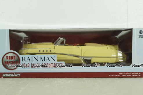 Buick Roadmaster Convertible, from movie Rain Man 1949, yellow, 13616, Greenlight 1:18
