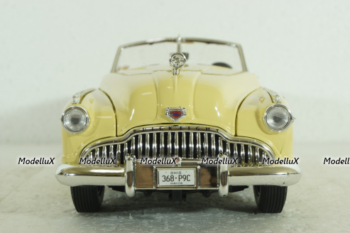 Buick Roadmaster Convertible, from movie Rain Man 1949, yellow, 13616, Greenlight 1:18