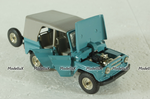 Уаз-469, А34, бирюзовый №3, Тантал/Радон 1:43