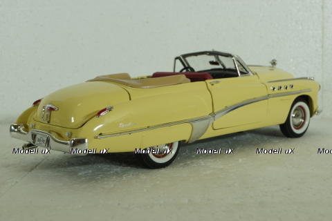 Buick Roadmaster Convertible, from movie Rain Man 1949, yellow, 13616, Greenlight 1:18