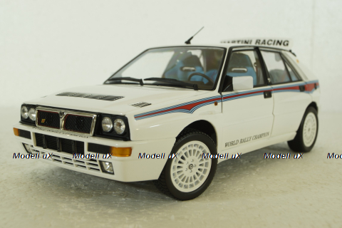 Lancia Rallye Delta HF Integrale 6, white, KYO8344E0, Kyosho 1:18