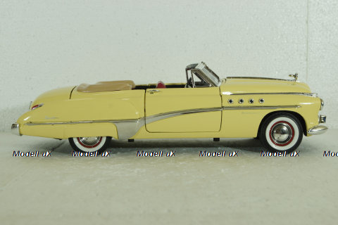 Buick Roadmaster Convertible, from movie Rain Man 1949, yellow, 13616, Greenlight 1:18