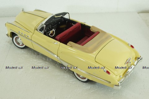 Buick Roadmaster Convertible, from movie Rain Man 1949, yellow, 13616, Greenlight 1:18