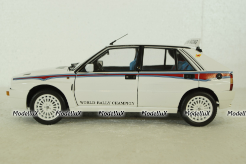 Lancia Rallye Delta HF Integrale 6, white, KYO8344E0, Kyosho 1:18