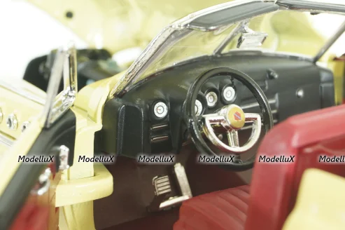 Buick Roadmaster Convertible, from movie Rain Man 1949, yellow, 13616, Greenlight 1:18