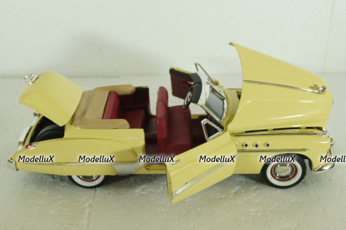 Buick Roadmaster Convertible, from movie Rain Man 1949, yellow, 13616, Greenlight 1:18