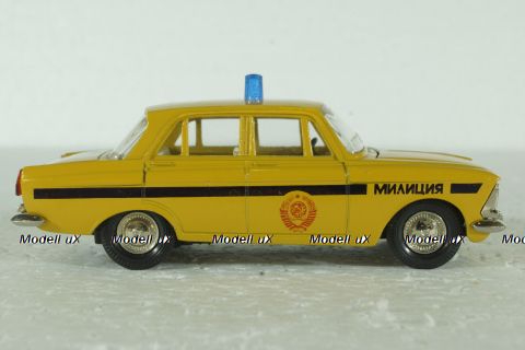 Москвич-412, милиция, Тантал/Радон 1:43