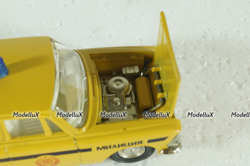 Москвич-412, милиция, Тантал/Радон 1:43