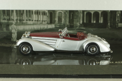 Horch 855 Special Roadster 1936, silver/red, 436014300, Minichamps 1:43