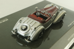 Horch 855 Special Roadster 1936, silver/red, 436014300, Minichamps 1:43