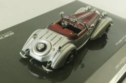 Horch 855 Special Roadster 1936, silver/red, 436014300, Minichamps 1:43