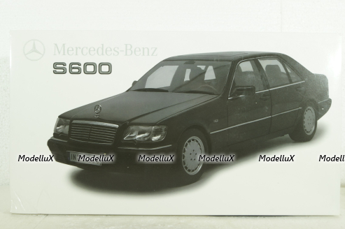 Mercedes S600 (W140), 1994 white, MM140WT, Mission Model 1:18