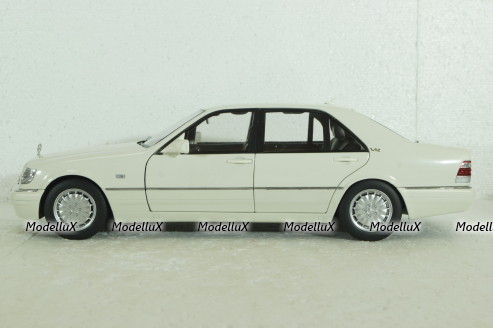 Mercedes S600 (W140), 1994 white, MM140WT, Mission Model 1:18
