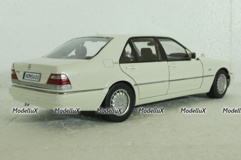 Mercedes S600 (W140), 1994 white, MM140WT, Mission Model 1:18