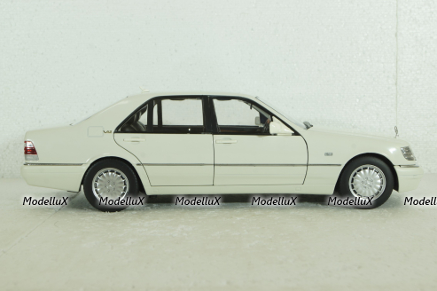 Mercedes S600 (W140), 1994 white, MM140WT, Mission Model 1:18