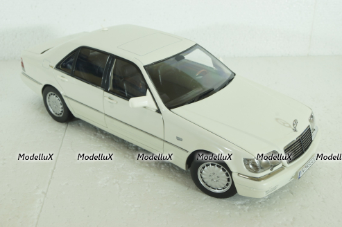 Mercedes S600 (W140), 1994 white, MM140WT, Mission Model 1:18