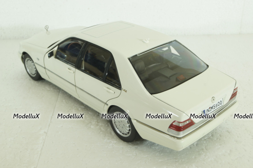 Mercedes S600 (W140), 1994 white, MM140WT, Mission Model 1:18