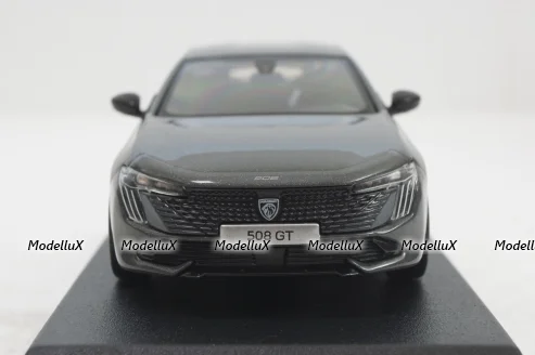 Peugeot 508 GT Hybrid 2023, selenium grey, 475833, Norev 1:43
