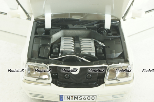 Mercedes S600 (W140), 1994 white, MM140WT, Mission Model 1:18