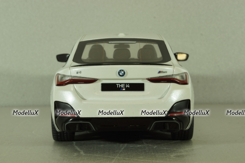 BMW I4 M50 miniral C6A 2021, white, OT1074, OTTO 1:18