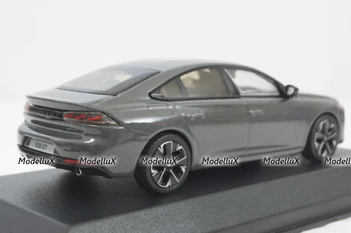 Peugeot 508 GT Hybrid 2023, selenium grey, 475833, Norev 1:43