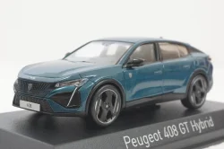 Peugeot 408 GT Hybrid 2023, blue, 474810, Norev 1:43