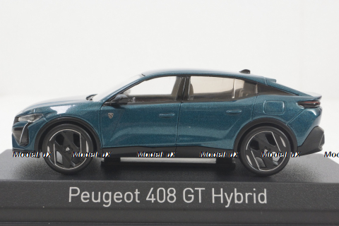 Peugeot 408 GT Hybrid 2023, blue, 474810, Norev 1:43