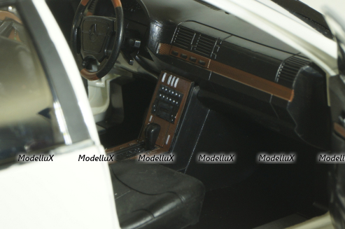 Mercedes S600 (W140), 1994 white, MM140WT, Mission Model 1:18