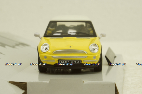 Mini Cooper, yellow, 107977, Rik&Rok (Cararama) 1:43