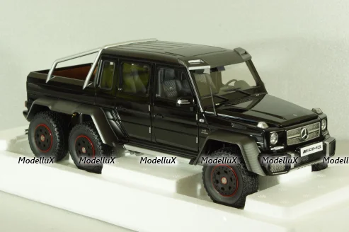 Mercedes G63 AMG 6x6 black, 76306, Autoart 1:18