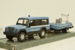 Iveco Massife Polizia с катером, Mondo Motors 1:43