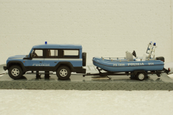 Iveco Massife Polizia с катером, Mondo Motors 1:43