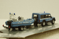 Iveco Massife Polizia с катером, Mondo Motors 1:43
