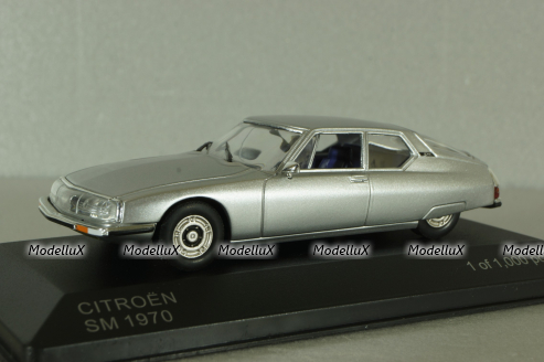 CITROEN SM 1970 silver, WB297, WhiteBox 1:43