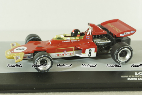 Lotus 72D #8 Emerson Fittipaldi Germany GP Formula 1 1971, Altaya 1:43