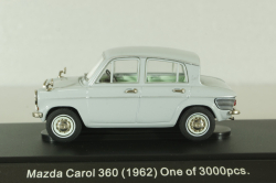 Mazda Carol 360 1962, gray, 389, EBBRO 1:43