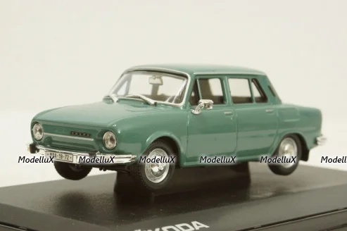 Skoda 110L, green, 143ABS701HE, Abrex 1:43