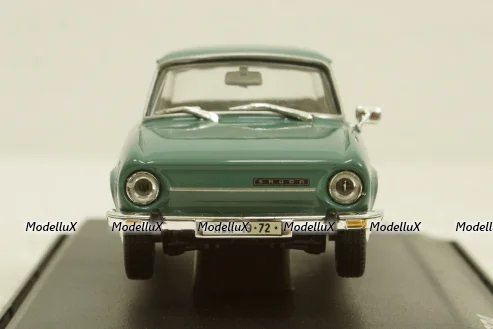 Skoda 110L, green, 143ABS701HE, Abrex 1:43