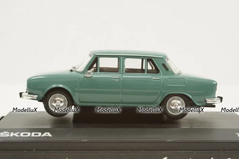 Skoda 110L, green, 143ABS701HE, Abrex 1:43