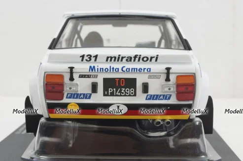 Fiat 131 Abarth, No.1, Minolta, Rally Hunsrück 1979, RMC077, Ixo 1:18