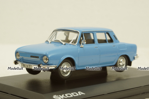 Skoda 110L, blue, 143ABS701LD, Abrex 1:43