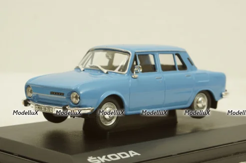 Skoda 110L, blue, 143ABS701LD, Abrex 1:43
