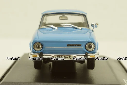 Skoda 110L, blue, 143ABS701LD, Abrex 1:43