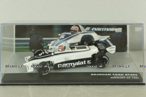 Ford Brabham BT49C #5 N.Piquet German GP 1981, Formula 1, F-1, Altaya 1:43